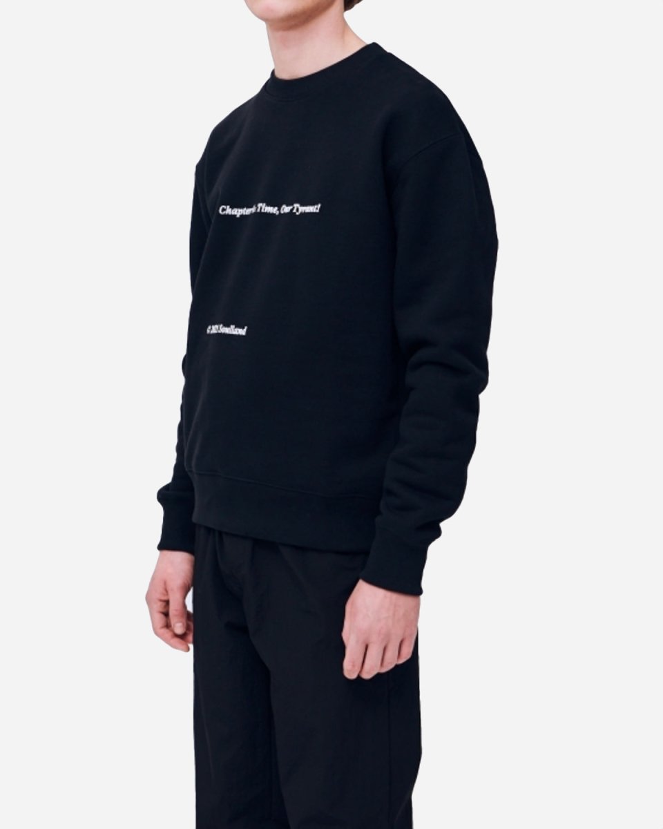 Time Sweatshirt - Black - Munk Store