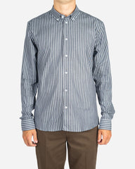 Trime Stripe Shirt - Grey/White