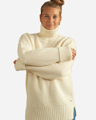Vigga Knitted T-Neck - Off White