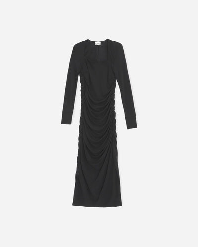 Viscose Jersey Dress - Black - Munk Store