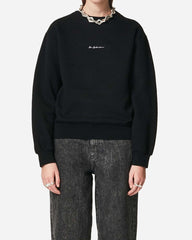 W Bulky Crewneck - Black