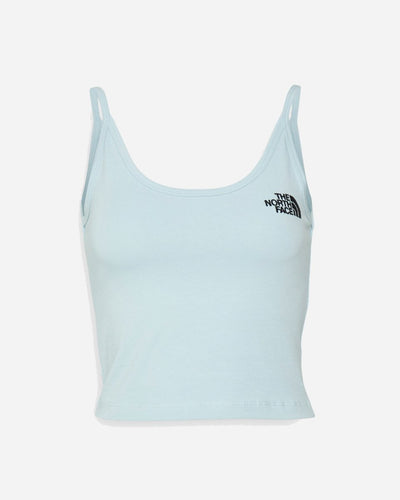 W Crop Tank - Blue - Munk Store