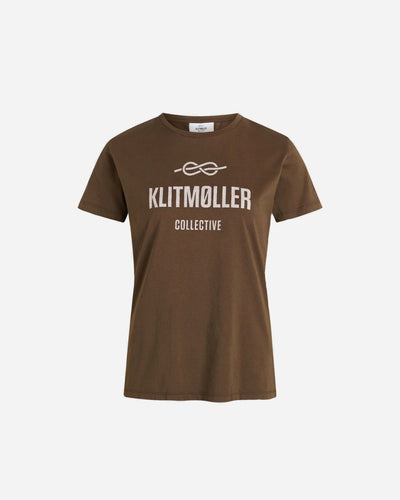 Womens logo tee - Coffee - Munk Store
