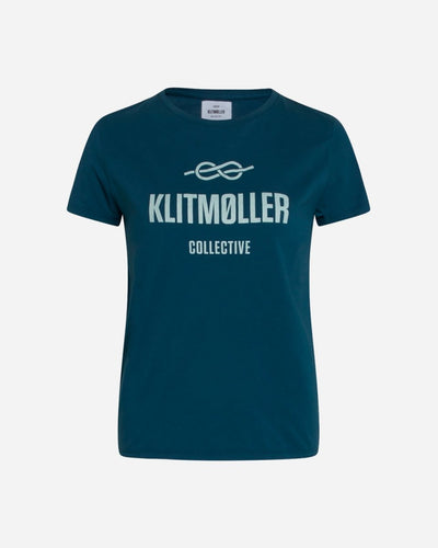 Womens Logo Tee - Petrol - Munk Store