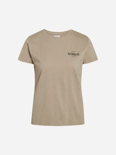 Womens Small Logo Tee - Sand - Munk Store